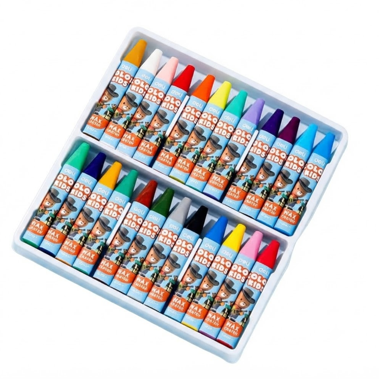 Deli Wax Crayon 24 Colors DL-WEC21020